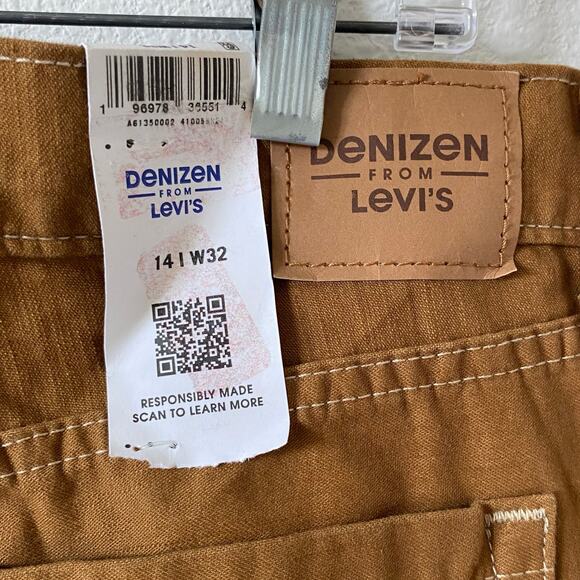 NEW DENIZEN FROM LEVI'S Vintage Utility 90s Loose Straight Pants Size 32 - Picture 4 of 6